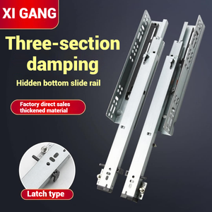 Hot tủ bếp mở rộng đầy đủ mềm đóng cửa dưới núi giấu tự đóng Hidden ngăn kéo <span class=keywords><strong>Slide</strong></span> - Product Image 6