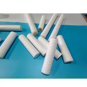 Oem 10 20 30 40 Inch 5 Micron Pp Katoen String Wond Garen Draad Filter Cartridge Voor Waterbehandeling Filtratie