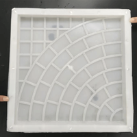 Moule à briques de terre comprimée à emboîtement bloc en plastique faisant le moule de coulée de pavé