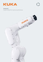 Nouveau bras robotisé en aluminium KUKA KR AGILUS haute puissance avec PLC pour l'assemblage et la distribution (Pick and Place)