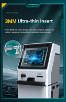 Pantalla Industrial OEM de 12.1 Pulgadas 1280*800 16:10, VGA DP Hd-Mi HMI, Pantalla Táctil Capacitiva/Resistiva, Monitor de PC Industrial