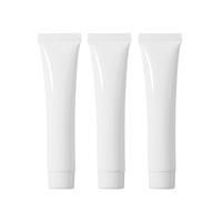100 pièces personnalisées sans MOQ, 20 ml 20 g, matériau PE, crème pour les yeux cosmétique, pommade pour soins de la peau, pour emballage d'essai en boîte, en STOCK