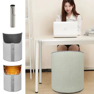 Portable Space Heater for Office and Home, Foldable Foot Warmer Under Desk  for Leg and Feet
