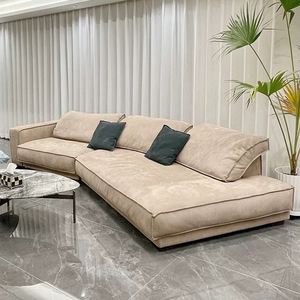 Sofá minimalista italiano <span class=keywords><strong>Budapest</strong></span> Sofá <span class=keywords><strong>de</strong></span> esquina <span class=keywords><strong>de</strong></span> forma atípica Marco <span class=keywords><strong>de</strong></span> madera maciza <span class=keywords><strong>de</strong></span> alta calidad Sofá <span class=keywords><strong>de</strong></span> tela tecnológica - Product Image 5