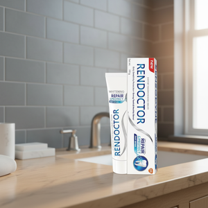 Dentifrice blanchissant à la menthe personnalisé pour les dents sensibles - Soin doux, nettoyage de base, usage adulte, origine Pays-Bas - Product Image 1