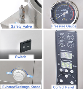 200L fungo che cresce <span class=keywords><strong>Autoclave</strong></span> verticale sterilizzatore a vapore substrato/spawn sacchetti macchina di sterilizzazione per funghi commestibili coltivazione - Product Image 2