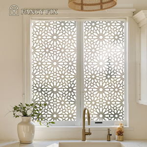 Película Decorativa para Ventanas Fancy-Fix <span class=keywords><strong>de</strong></span> PVC Duradero, Sin Pegamento, Bloqueadora <span class=keywords><strong>de</strong></span> Rayos UV, Ecológica, para Protección <span class=keywords><strong>de</strong></span> <span class=keywords><strong>la</strong></span> Privacidad, para Sala <span class=keywords><strong>de</strong></span> Estar, Cocina, Oficina - Product Image 3
