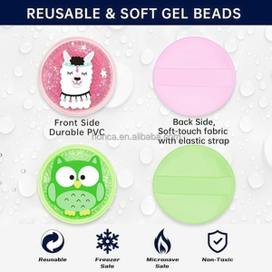 Paquete de <span class=keywords><strong>Gel</strong></span> Frío/Caliente Personalizado al por Mayor para Niños, Compresa de <span class=keywords><strong>Gel</strong></span> Frío/Caliente Reutilizable para Alivio del Dolor - Product Image 2