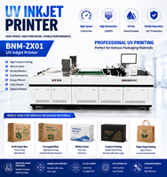 Machine d'impression jet d'encre UV industrielle haute résolution, impression rapide et stable pour papier kraft, sacs en papier, cartons, plastique, verre