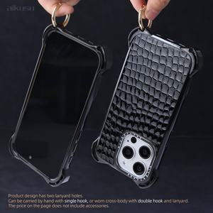 Fundas Protectoras para Teléfono con Correa Cruzada de Cuero PU Personalizadas, Resistentes a Golpes y Caídas, para iPhone 15 14 Pro Max 13 Pro con Huawei Mate 60 Pr - Product Image 5