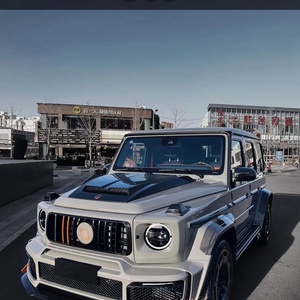 Pour Mercedes-Benz Classe G G Wagon W463A W464 G63 G500 : Diffuseur avant en fibre de carbone sèche style R, pièces de voiture, lèvre avant - Product Image 4