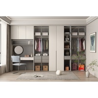 Buffet Modulaire Pliable et Ajustable en Bois Blanc Brillant, Style Minimaliste Moderne, Écologique, 5+ Rangement, Montage Facile, pour Salon