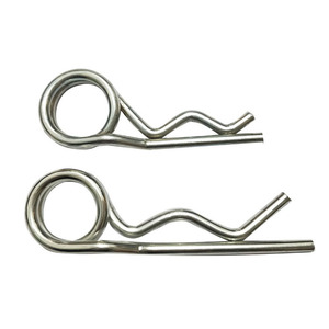 Stainless Steel ANSI AISI 304 316 Plain R Type <strong>Spring</strong> Cotter Lock <strong>Pin</strong> DIN11024 - Product Image 1
