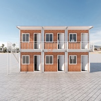 Maisons préfabriquées de luxe en conteneurs, conception de fabrication, 6 chambres, deux étages, maisons préfabriquées de luxe, kit de construction pour habitation