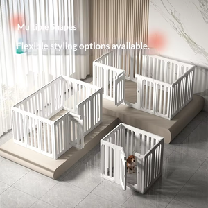 Kaçış Önleyici Düğmeli Kapatmalı Sağlam Yüksek Köpek Bariyeri Hayvan Desenli Plastik Küçük Modern İç Mekan Evcil Hayvan Çiti (Küçük Evcil Hayvanlar İçin) - Product Image 2