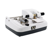 Machine manuelle de coupe-lentille d'équipement dentaire de précision pour lentilles de contact de lunettes Garantie 1 an pour laboratoires dentaires de magasins d'optique