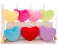 Pareja decoración del hogar niños niñas Kindergarten regalos amor corazón forma cojín pequeño cojín encantador dulce Día de San Valentín boda