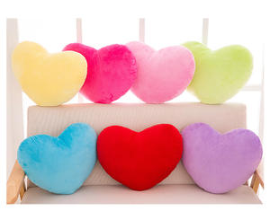 Paar Wohnkultur Kinder Mädchen Kindergarten Geschenke Liebe Herzform Kissen Kleines Wurf kissen Schöne süße Valentinstag Hochzeit - Product Image 2