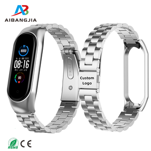 Correa de Acero Inoxidable para <span class=keywords><strong>Xiaomi</strong></span> <span class=keywords><strong>Band</strong></span> 6 <span class=keywords><strong>5</strong></span>, Brazalete Metálico para <span class=keywords><strong>Xiaomi</strong></span> <span class=keywords><strong>Smart</strong></span> <span class=keywords><strong>Band</strong></span> 10 - Product Image 2