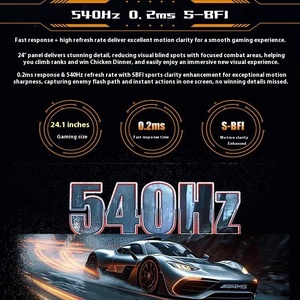 Màn hình chơi <span class=keywords><strong>game</strong></span> 24,1 inch 240Hz tốc độ đầy đủ HDMI2.1 HDR IPS 280Hz Dp cho CSGO Chicken 360Hz Màn hình LCD máy tính để bàn mới - Product Image 2