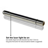 Tube de cartouche laser à induction en acier inoxydable calibre 9 mm pour entraînement au tir à sec au laser. Idéal pour les cours de tir.