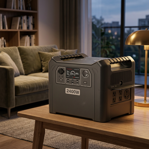 Estación de Energía Portátil de Iones de Litio de 2400W, Batería de Respaldo, Inversor de Onda Sinusoidal Pura, para Emergencias en el Hogar, Campismo al Aire Libre, EE. UU./AU, OEM - Product Image 2