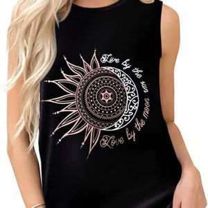 เสื้อกล้ามแห้งเร็วของผู้หญิงเสื้อกีฬาแขนกุดทรงหลวมฤดูร้อนระบายอากาศได้ถักโลโก้ออกแบบได้ตามต้องการสำหรับใช้ในยิม - Product Image 1