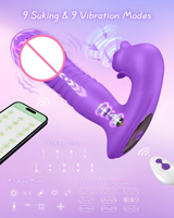 Ein ferngesteuerter und per App steuerbarer 2-in-1-Höschen-Vibrator mit Klitoris-Saugfunktion und Vagina-Vibration, Sexspielzeug für Erwachsene, direkt ab Werk erhältlich.
