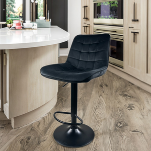 Tabourets <span class=keywords><strong>de</strong></span> <span class=keywords><strong>bar</strong></span> pivotants modernes en métal, chaises réglables en hauteur, tabourets <span class=keywords><strong>de</strong></span> comptoir, revêtement beige <span class=keywords><strong>taupe</strong></span> - Product Image 6