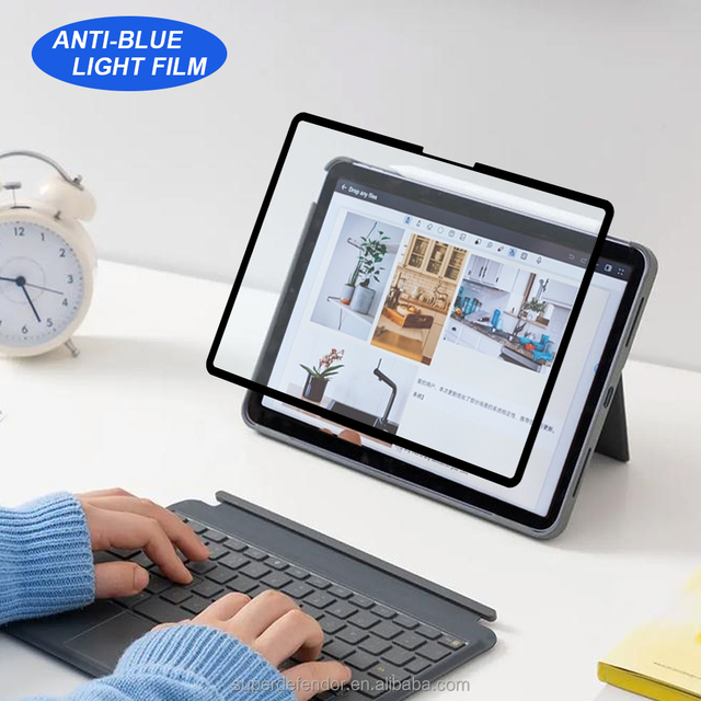 Nano-Gel Detachable iPad Screen Protector Anti-Blue Light Protective Film for iPad Cut-to-Fit Screen Protector Film
