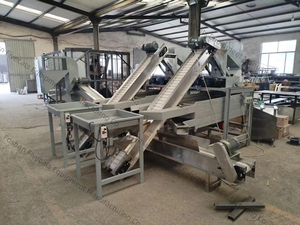 Industrielle Qualität 600-800 kg/std 380V 1.1KW Power Mandel mutter Triple Deck Vibrations sieb Sortierung Sortieren Screening Schälmaschine - Product Image 6