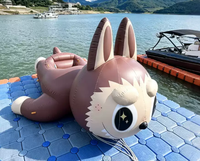 Bateau banane gonflable en PVC, modèle Fly Fish, jouet de poussée pour activités aquatiques et fitness en extérieur