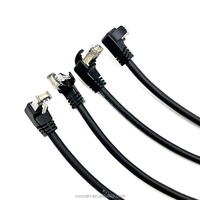Cable Ethernet Gigabit Personalizado CAT5 CAT5e CAT6 CAT6a, Cable de Conexión de Red UTP, Cable a Granel para Uso Doméstico y en Computadoras, Probado y Certificado