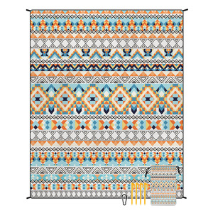 새로운 디자인 폴리 에스터 접이식 피크닉 깔개 빠른 건조 야외 해변 매트 비치 담요 캠핑 - Product Image 6