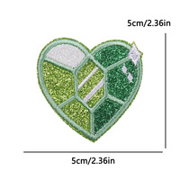 Parches Termoadhesivos Bordados con Lazo, Corazón y Diamantes Brillantes para Gorras, Bolsos y Ropa - ¡Oferta Especial!