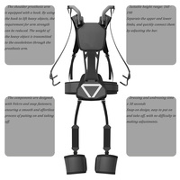 Exosquelette de soutien dorsal léger et personnalisé en usine, conçu pour les travaux de construction et automobiles
