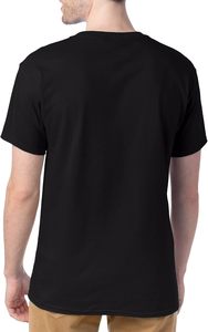 Camiseta informal de algodón de manga corta con cuello redondo para hombre 100% 180 gramos tejido de punto transpirable sólido en blanco Multipack Essentials - Product Image 4