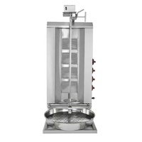 Robot Doner gaz 73kg entièrement automatique coupe automatique Shawarma Kebab Machine