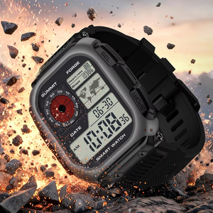 Elegante <span class=keywords><strong>Smartwatch</strong></span> <span class=keywords><strong>Sportivo</strong></span> da <span class=keywords><strong>Uomo</strong></span> con Mappa Offline, Monitoraggio Frequenza Cardiaca, Percorsi di Corsa e Pattinaggio, Funzione SOS - Product Image 5