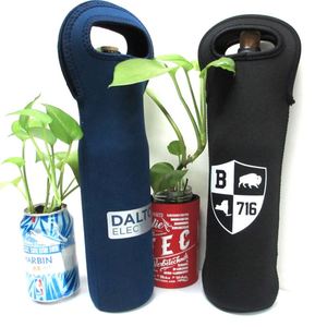 Neoprene 750ml Wine Red Cooler Bag <b>Bottle</b> Sleeves and Champagne Holder Tote Bag - Product Image 4