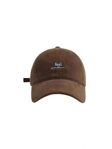 Gorra de Béisbol de 6 Paneles de Sarga de Algodón con Bordado Plano, Hebilla Metálica Ajustable, Estilo Dad Hat, Moda Casual para Exteriores, Gorra Deportiva Unisex - Product Image 2