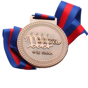 Free Design Race Medaillen runde Form Emaille Gold Silber Messing Beschichtung Race Running Medaillen Goldmedaille