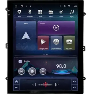 High quality 9.7 -inch screen vertical tesla style 2 din car DVD player car radio global positioning system (GPS) navigation