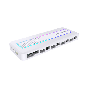 Controlador de Ventiladores PWM Lovingtcool, Hub de Ventiladores ARGB de 5V y 3 Pines para Caja de PC, Controlador RGB Sincronizado para Ventiladores de Refrigeración e Iluminación - Product Image 4