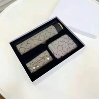 Porte-clés de luxe, cadeau de mode, portefeuille, gourde isotherme sous vide en acier inoxydable de 500 ml pour café et eau, thermos, bouteilles, tasse