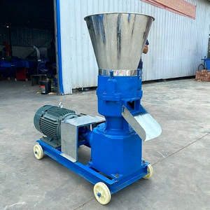Machine à granulés diesel pour ferme, moulin à granulés, granulateur d'aliments pour animaux à quatre rouleaux, machine <span class=keywords><strong>de</strong></span> traitement des aliments sans <span class=keywords><strong>moteur</strong></span> - Product Image 1