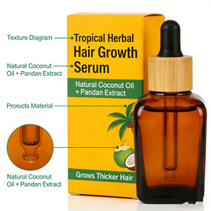 Suero Orgánico para la Caída del Cabello con Romero y Biotina - <span class=keywords><strong>Bloqueador</strong></span> de DHT <span class=keywords><strong>Vegano</strong></span> para un Crecimiento Rápido - Product Image 3