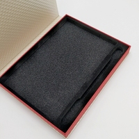 Boîte d'emballage rigide pour électronique avec couvercle magnétique crème personnalisé, insert en mousse, boîte cadeau luxe en papier pour gadgets électroniques