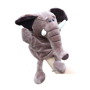 Varios animales de dibujos animados del bosque boca abierta animales de peluche marioneta de mano de felpa para niños - Product Image 4