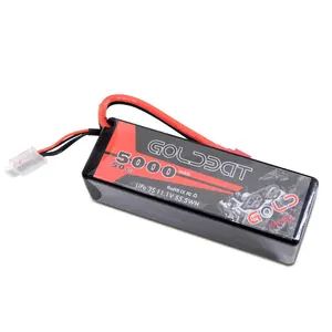 5000mAh 1S 2S 3S 4S 5S 6S Rc Car Battery 3.7V/7.4V/11.1V/14.8V/18.5V/22.2V Hard Case Ithium Polymer Battery